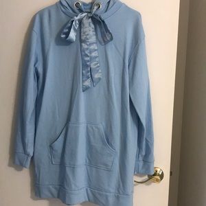 Baby blue hoodie